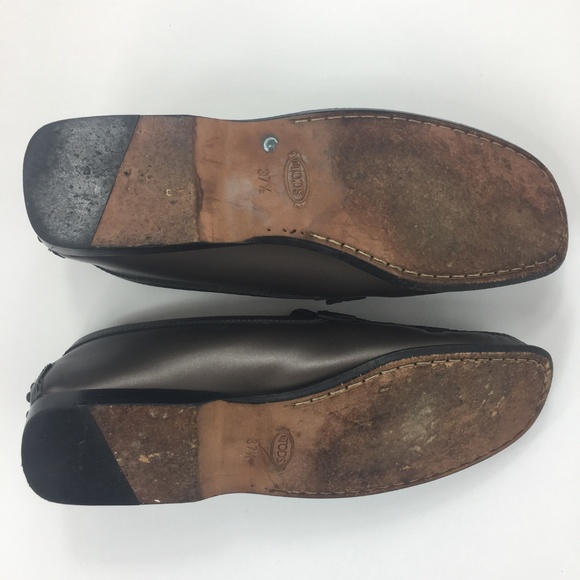 J P TODS Leather Driving Loafers US Size 7.5  37.5 - Picture 6 of 7